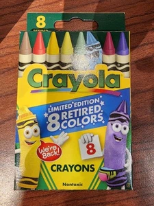 Edición limitada 8 crayones crayola retirados. Nuevo - Imagen 1 de 2
