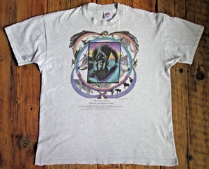 Camiseta Ambiental Jim Morris 1993 De Colección 2X XXL Lobo Bosque Halcón Alce Ciervo - Imagen 1 de 9