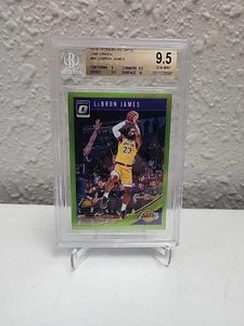 2018-19 Donruss Optic Lime Green /149 LEBRON JAMES #94 BGS 9.5 Gem Mint - Picture 1 of 12