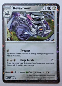 Revavroom Pokemon Scarlet & Violet SVP 121 Cosmos Holo Black Star Promo NM - Picture 1 of 7