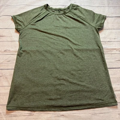 Camisa Eddie Bauer Cuello Redondo Atlética Informal Secado Rápido Verde Para Mujer Talla Mediana Foto 1 de 4