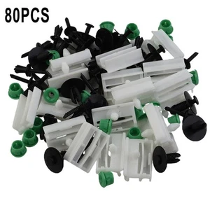 80x For BMW E36 Side Sill Skirt Trim Clips Grommets Fastener Replacement Clips - Picture 1 of 21