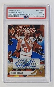 Autógrafos Panini Phoenix - Fuego 2023-24 Dennis Rodman #FA-DRM (AU) PSA 9 COMO NUEVO - Imagen 1 de 2