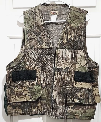 Vintage Sports Afield Realtree Camo Zip Shell Holder Hunting Shooting Vest Men L - Image 1 of 4