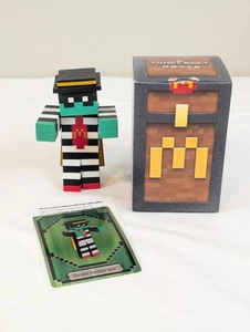 A Minecraft Movie McDonald’s Happy Meal Zombie Hamburglar Figure w/ Unused Code - Picture 1 of 8