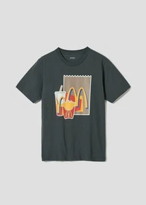 [Graniph] T-shirt da asporto McDonald's, nera, taglie SS-XXL da JP NUOVA - Foto 1 di 10