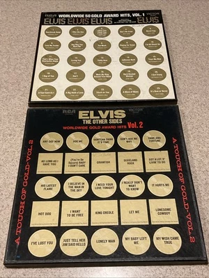 Elvis Presley Worldwide Gold Award Hits Vol 1 & Vol 2 Other Sides 8 LP Box Sets - Image 1 of 3