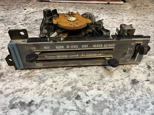 1978-81 FIREBIRD/FORMULA/TRANS AM HEATER/AC CONTROL PANEL PART # 9346502 - Picture 1 of 4
