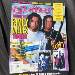Guitar magazine October 1998 inside the family values tour Korn - Bild 1 von 1