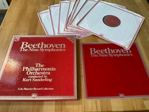 Beethoven the nine symphonies Philharmonia Sanderling 8 Lp box set SLS 5239 - Picture 1 of 4