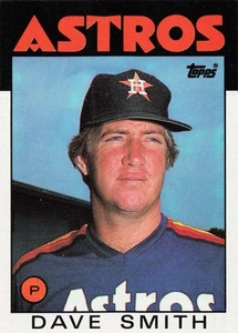 1986 Topps Baseball Dave Smith Houston Astros #408 - B - Picture 1 of 2