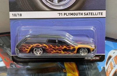 Hot Wheels Real Riders '71 Plymouth Satellite #10/18 D40 Foto 1 de 4