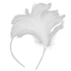  Headwear Wedding Hair Plume Hairbands Carnival Headband Women Headpieces - Picture 1 of 12