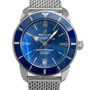 BREITLING WATCH SUPEROCEAN HERITAGE B20 AUTOMATIC 42 AB2010161C1A1 BLUE SS MEN'S - Picture 1 of 10