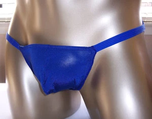 RC749 Lo último Sexy Hombres Bolsa Pequeña Jock Azul Cobalto Real - Imagen 1 de 2