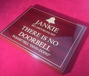 Timber Plaques Custom Engraved for Openings and Awards, War Service plaques - Picture 1 of 12