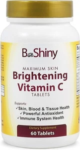 Vitamin C 1000mg Antioxidant Skin Brightening with Rose Hips Bioflavonoids - Picture 1 of 6