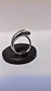 anello pene maschile in argento 925 lavorazione artigianale - Imagen 1 de 4