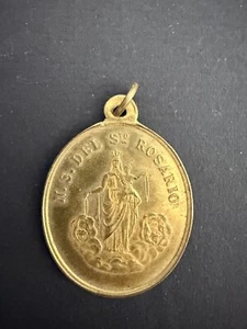 Antike religiöse Medaillen NUESTRA SEÑORA DEL ROSARIO s - Bild 1 von 2