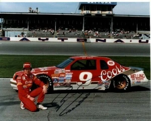 Foto firmada de Bill Elliott 8x10 de NASCAR DAYTONA con holograma certificado de autenticidad - Imagen 1 de 2