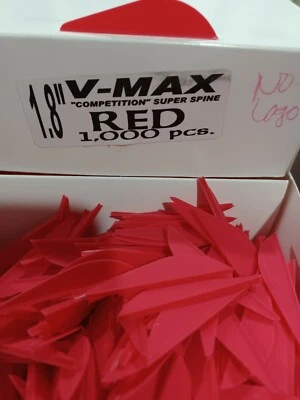 150 V-Max Competition Super Spine 1,8" pulgadas Fletchings, paletas de tiro con arco  Foto 1 de 4
