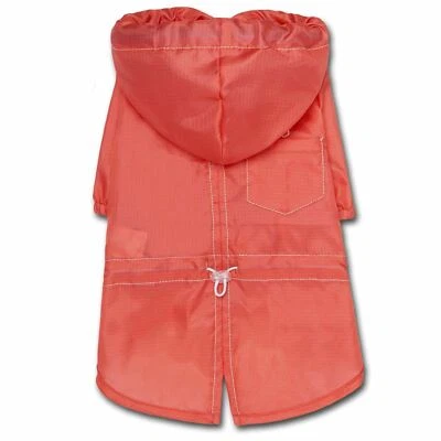 Touchdog Split-Vent Designer Waterproof Dog Raincoat - Image 1 of 4