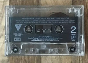 KEITH SWEAT "I'LL GIVE ALL MY LOVE TO YOU" ORIGINAL CASSETTE ALBUM ELEKTRA 1990 - Picture 1 of 3