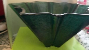 Murano Art Influenced Glass Bowl Sculpture 10" Beautiful Mid-Century Italian - Picture 1 of 12