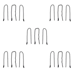 100pcs Tag Ketten Metall Kette Mit Anschlüsse Verlängerung Keychain - Afbeelding 1 van 12