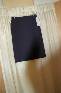 Gonna Hauber nuova con etichette nera poliestere taglia 8 made in Germany MP $129,95 - Foto 1 di 10