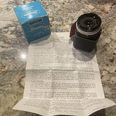Bower Auto Tele Converter 2X For Canon FD F-1 AE-1 Lens Made in Japan Vintage - Image 1 of 3