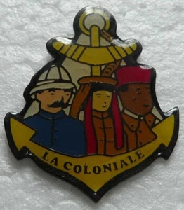 PIN'S MILITAIRE DE LA COLONIALE-TROUPES DE MARINE - Afbeelding 1 van 1