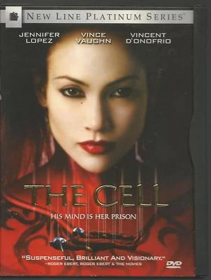 NEW LINE VIDEO, THE CELL, Jennifer Lopez, Vince Vaughn, 2000 Film, USED DVD Foto 1 de 2