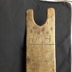 Ranch Made BOOT JACK Heavy Wood With Initials