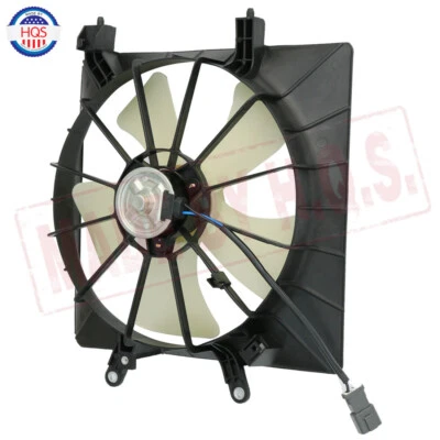 Conjunto de condensador de aire acondicionado y ventilador de refrigeración del lado derecho para Honda Civic 01-05 Foto 1 de 4