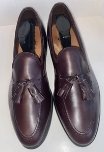 ALLEN EDMONDS “Grayson” Tassel Loafers Cordovan Leather 10A Excellent Condition! - Picture 1 of 7
