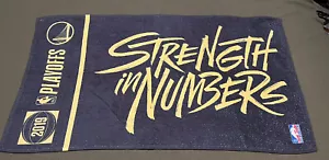 NBA Steph Curry And The Golden State Warriors 2019 NBA Playoff Wincraft Towels - Imagen 1 de 2