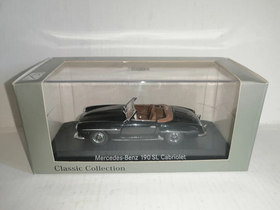 MERCEDES BENZ 190 SL CABRIOLET PAUL'S MODEL ART/MINICHAMPS SCALA 1/43 - Immagine 1 di 1