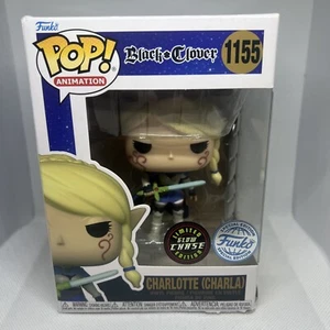 Funko Pop Black Clover Charlotte #1155 GITD Chase Chalice Exclusive DAMAGED Box - Bild 1 von 8
