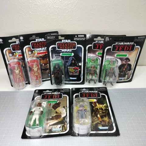 Star Wars Vintage Collection Lot - 7  Action Figures - New in Box, Sealed - Rare Cover