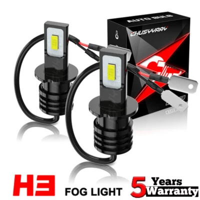 Para Isuzu Rodeo Sport 2001-2003 2x H3 LED Luces Antiniebla Bombillas Lámpara de Conducción DRL Kit Foto 1 de 4