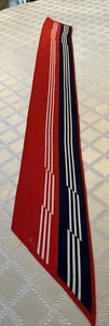 Vintage Vera Neumann Scarf - Signed - Abstract Red White & Blue - Picture 1 of 6