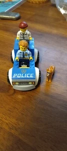 Lego Coche de Policía Mini Figuras Figuras Oficial Prisionero Perro - Imagen 1 de 13