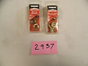 M8-125 HEX NUTS/ M8-1.25 X 20 MM FLANGED HEX BOLTS 2 PKGS 4 EA (ITEM #2937) - Picture 1 of 2