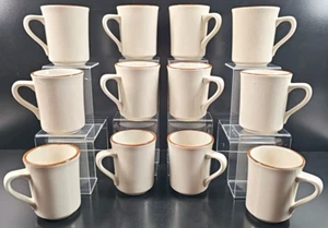(12) Syracuse China Mesa Grande Mugs Set Vintage Restaurant Ware Coffee Cups Lot - Picture 1 of 24