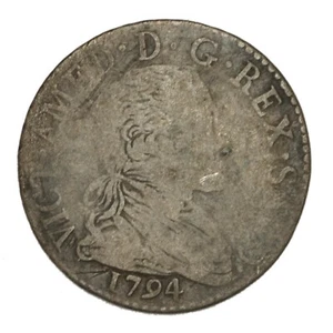 ITALIA Regno di Sardegna Vittorio Amedeo III (1773-96) 20 Soldi 1794 - Picture 1 of 2
