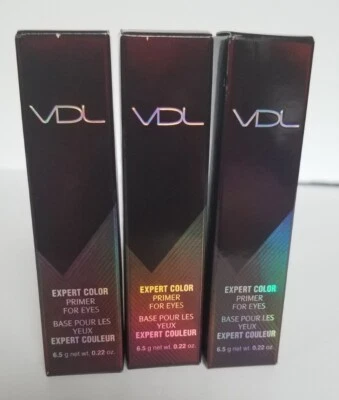 Lot of 3 Avon VDL Expert Color Primer for EYES - SERENITY-NEW & SEALED IN BOX 3X - Image 1 of 4