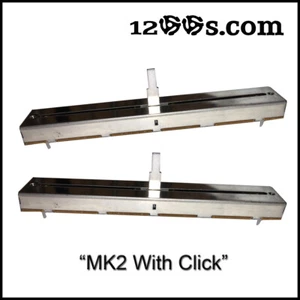 2x TECHNICS 1200 MK2 1210 PITCH CONTROL SLIDER SFDZ122N11 / SFDZ122N11-1 CLICK - Picture 1 of 5