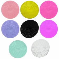 Silicone Makeup Brush Cleansing Pad Palette Brush Cleaner Cleaning Mat Wash S7O6
