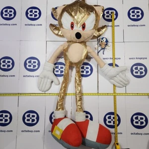 Sonic The Hedgehog Plush 2009 KELLYTOY Super Sonic 54" JUMBO DISPLAY EXTRM RARE - Picture 1 of 21